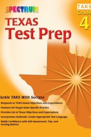 Cover of Spectrum Texas Test Prep, Grade 4