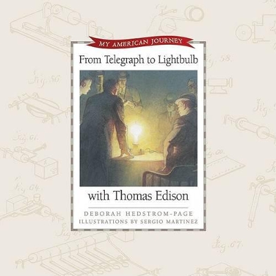 Book cover for From Telegraph To Light Bulb With Thomas Edison