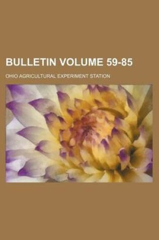 Cover of Bulletin Volume 59-85