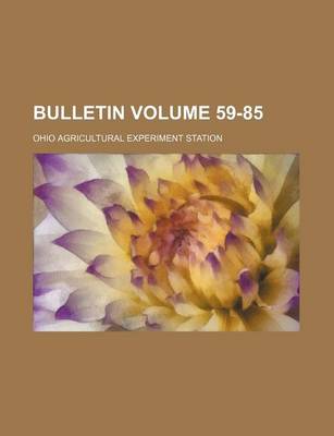 Book cover for Bulletin Volume 59-85