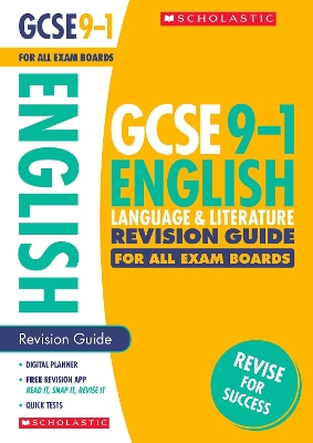 Cover of English Language and Literature Revision Guide for All Boards