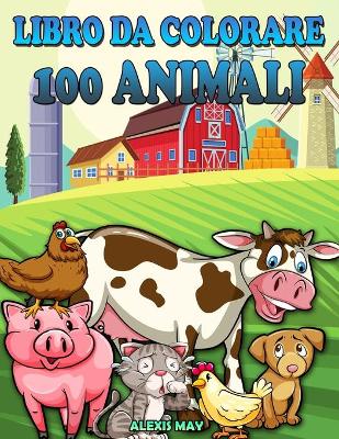 Cover of Libro da colorare 100 animali