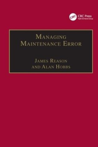 Cover of Managing Maintenance Error