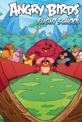 Book cover for Angry Birds Comics: Flight School