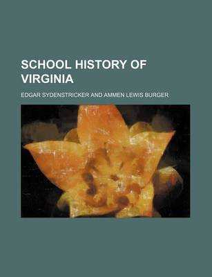 Book cover for School History of Virginia