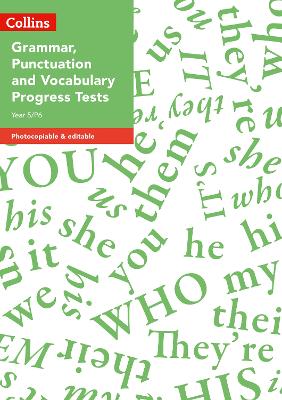 Cover of Year 5/P6 Grammar, Punctuation and Vocabulary Progress Tests
