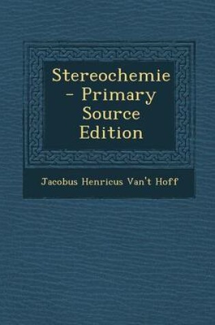 Cover of Stereochemie - Primary Source Edition