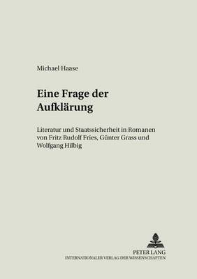 Cover of Eine Frage Der Aufklaerung