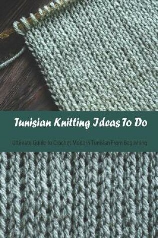 Cover of Tunisian Knitting Ideas To Do