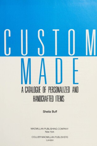 Cover of Custom Made