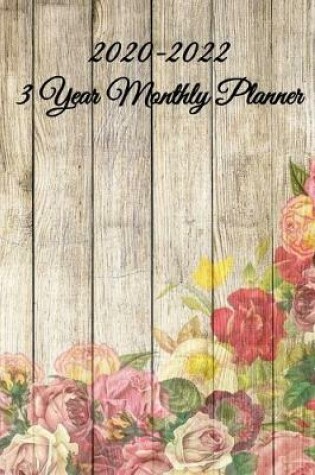 Cover of 2020-2022 3 Year Monthly Planner