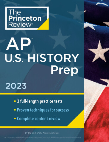 Book cover for Princeton Review AP U.S. History Prep, 2023