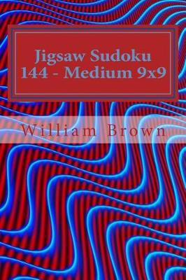 Book cover for Jigsaw Sudoku 144 - Medium 9x9