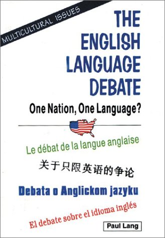 Book cover for English Language Debate