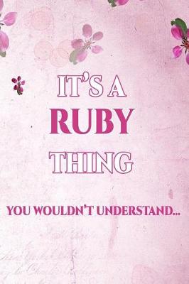 Book cover for It's a Ruby Thing You Wouldn't Understand
