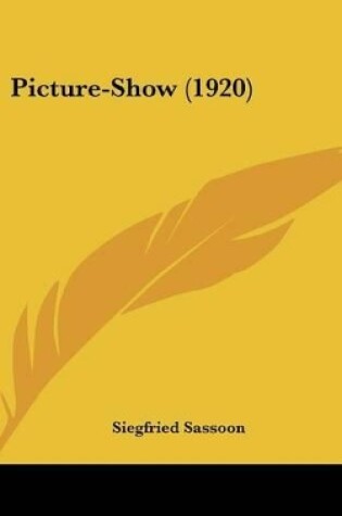 Cover of Picture-Show (1920)