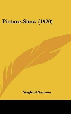 Book cover for Picture-Show (1920)