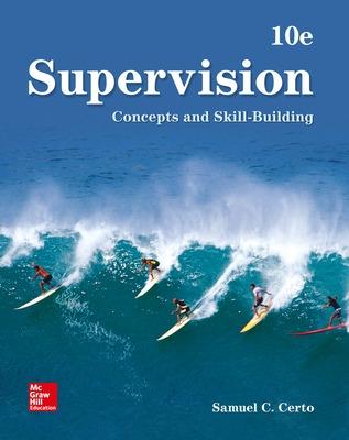 Book cover for Supervision: Concepts and Skill-Building