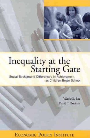Book cover for Inequality at the Starting Gate