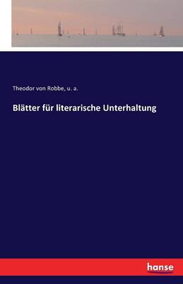 Book cover for Blätter für literarische Unterhaltung