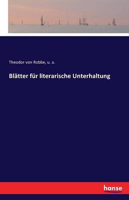 Book cover for Bl�tter f�r literarische Unterhaltung