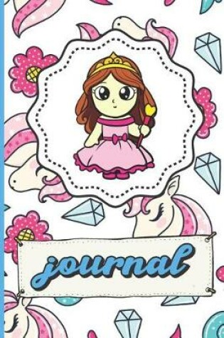 Cover of Princess Unicorns Diamonds Hearts And Flowers Journal