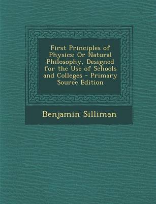 Book cover for First Principles of Physics