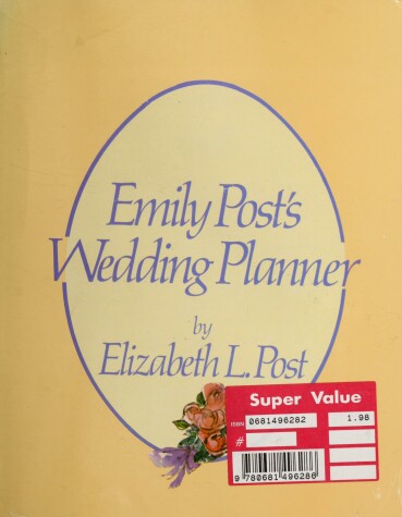 Book cover for Emily Post's Wedding Planner