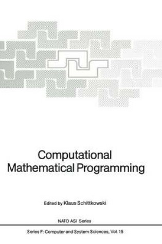 Cover of Computational Mathematical Programming