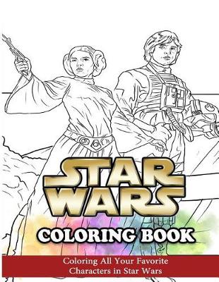 Book cover for Star Wars Coloring Book