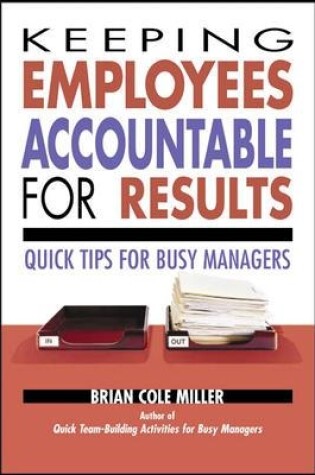 Cover of Keeping Employees Accountable for Results