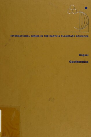 Cover of Geothermics