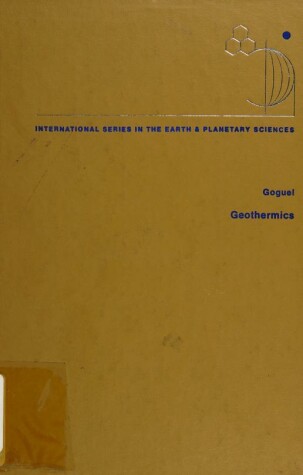 Cover of Geothermics