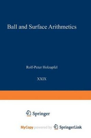 Cover of Ball and Surface Arithmetics