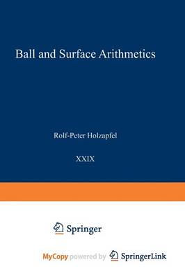 Book cover for Ball and Surface Arithmetics