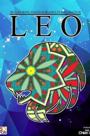 Cover of Leo 50 Coloring Pages for Adults Relaxation