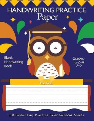 Book cover for Handwriting Practice Paper