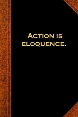 Book cover for 2020 Daily Planner Shakespeare Quote Action Is Eloquence 388 Pages