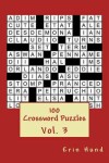 Book cover for 100 Crossword Puzzles Vol. 3