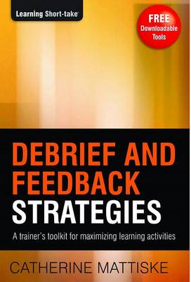 Book cover for Debrief and Feedback Strategies