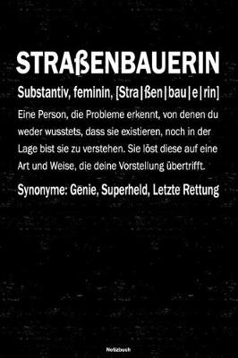 Book cover for Strassenbauerin Notizbuch