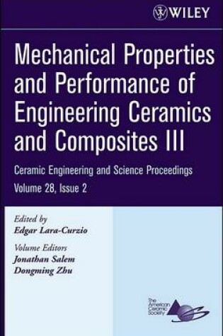 Cover of Mechanical Properties and Performance of Engineering Ceramics and Composites III