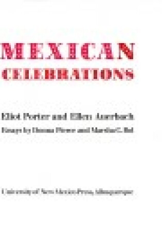 Cover of Mexican Celebrations