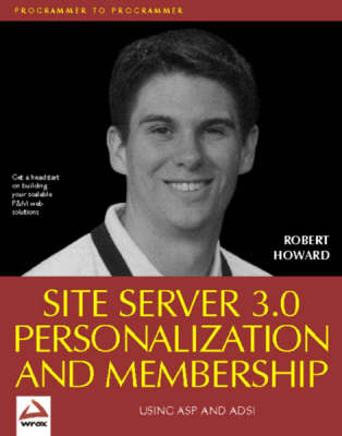 Book cover for Site Server 3.0 Personalization and Membership