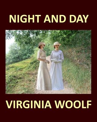 Book cover for NIGHT AND DAY VIRGINIA WOOLF Large Print