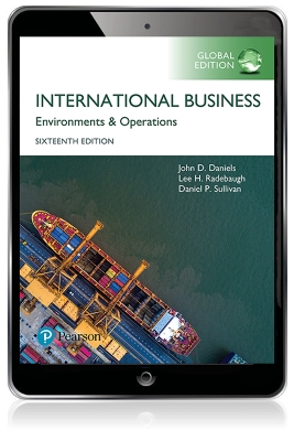 Book cover for International Business: Environments & Operations, Global Edition