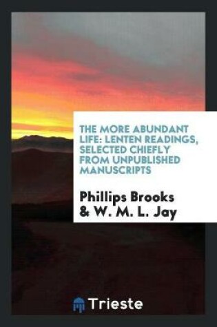 Cover of The More Abundant Life