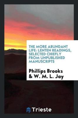 Book cover for The More Abundant Life