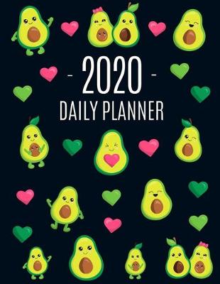 Book cover for Avocado Daily Planner 2020