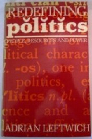Cover of Redefining Politics